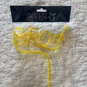 Dutch Bros Yellow Bros Plastic Straw